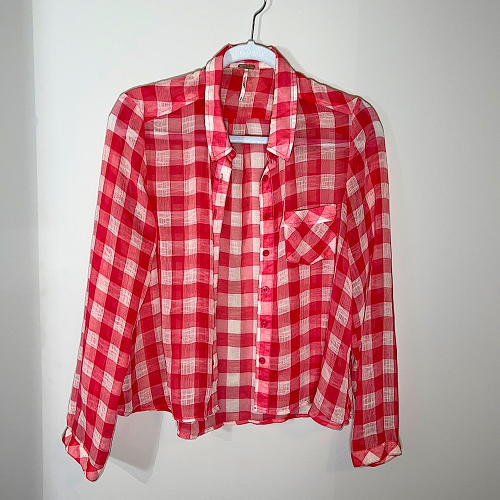 Free people button down shirt
